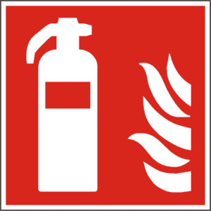 Brandschutzschild Feuerlöscher (AS-N30006)-image