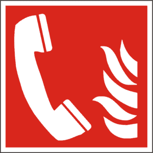 Brandschutzschild Brandmeldetelefon (AS-N30156)-image