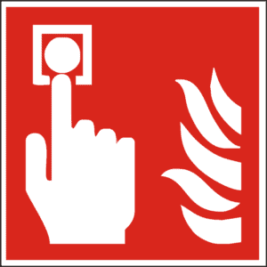 Brandschutzschild Brandmelder (AS-N30376)-image