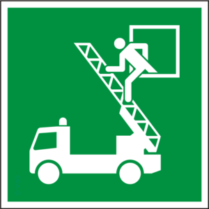 Rettungsschild Rettungsfenster (AS-N42062)-image